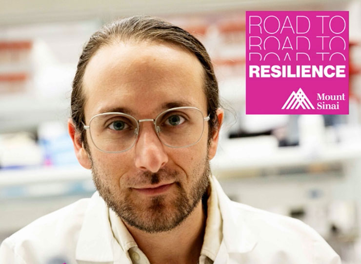 Image of researcher in lab