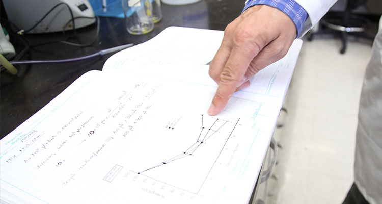 Photo of Microbiology Graph in Textbook